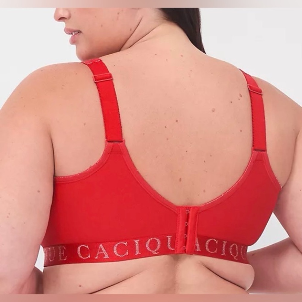 Cacique Cotton Unlined No Wire Bra - Picture 2 of 6